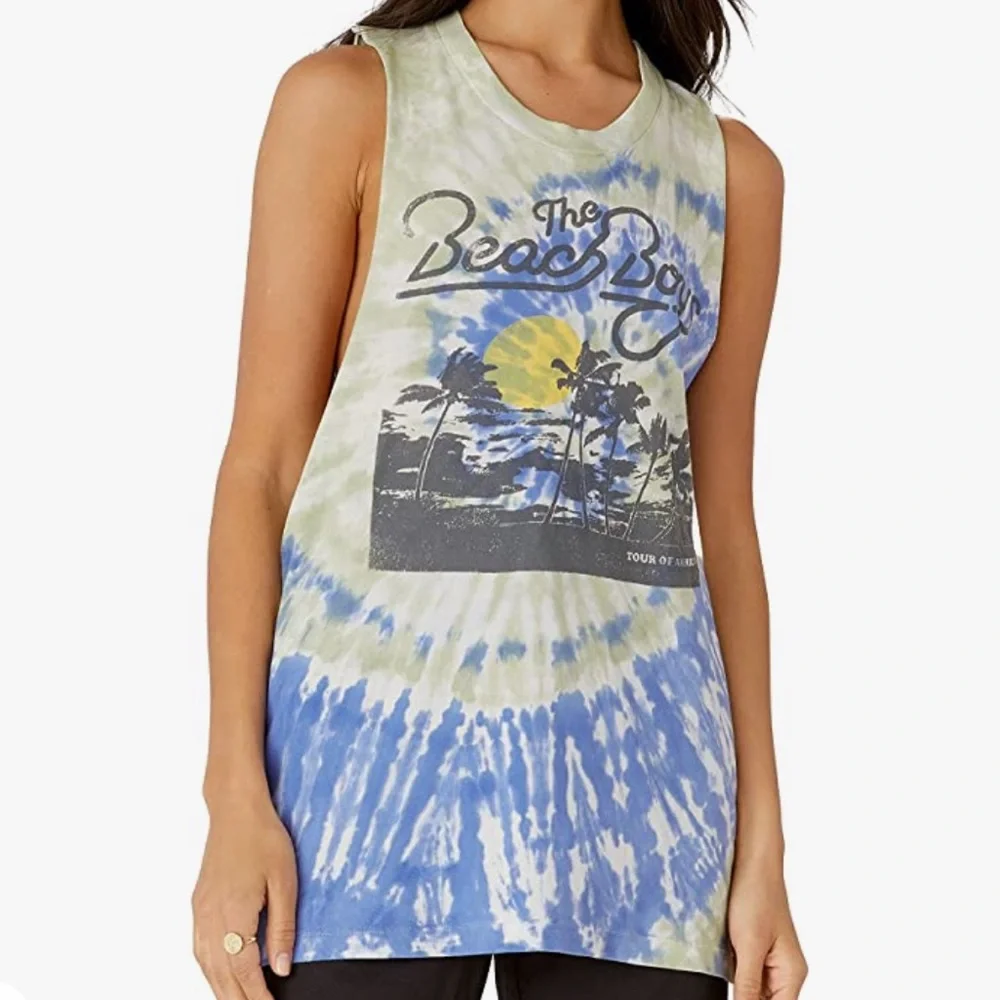 DAYDREAMER BEACH BOYS BOYFRIEND MUSCLE TANK TOP TOUR OF AMERICA MEDIUM - Picture 1 of 9
